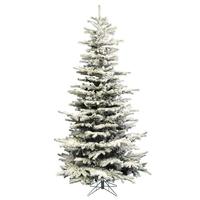 Vickerman 4.5' x 38" Artificial Flocked Slim Sierra Pine