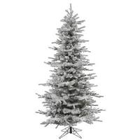 Vickerman 7.5' x 50" Artificial Flocked Slim Sierra Pine