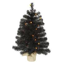 Vickerman 2.5' Black Pine 30 Orange G12 Berry LED Lights