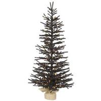 Vickerman 4' x 25" Black Pistol 100 Orange M5 LED Lights