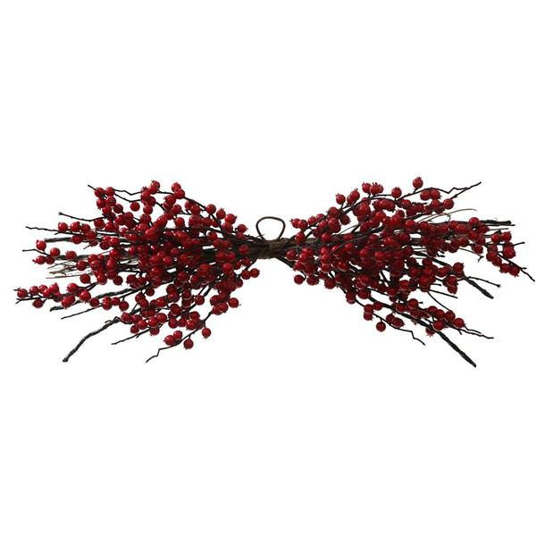 30" Red Berry Outdoor Centerpiece
