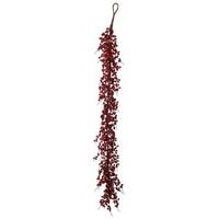 Vickerman 5' Artificial Red Indoor/Outdoor Wild Berry Garland
