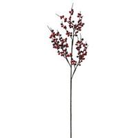Vickerman 38" Red / Burgundy Wild Berry Indoor / Outdoor Branch
