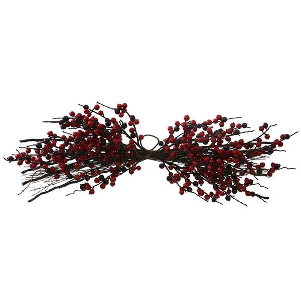30" Red / Burgundy Berry Outdoor Centerpiece