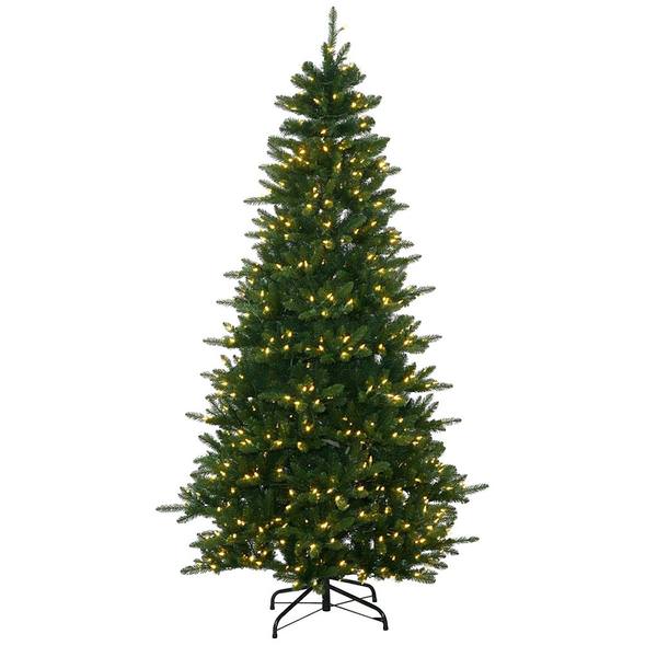 9' x 62" Artificial Medium Nikko Frasier Fir 1,000 Warm White Italian LED Lights