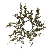 Vickerman 18" Artificial Green Indoor / Outdoor Wild Berry