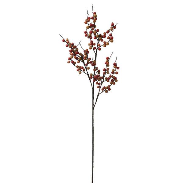 38" Orange Wild Berry Indoor / Outdoor Branch