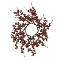 Vickerman 18" Artificial Orange Indoor / Outdoor Wild Berry
