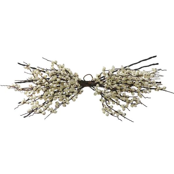 30" White Berry Outdoor Centerpiece