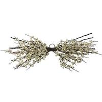 Vickerman 30" White Berry Outdoor Centerpiece