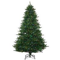 Vickerman 7.5' x 61" Artificial Nikko Frasier 750 Multi-Color Italian LED Lights