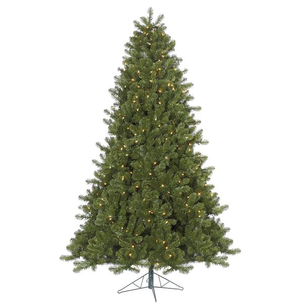 4.5' x 37" Artificial Ontario Spruce 300 Multi-Color DuraLit Miniature Lights