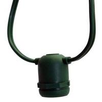 Vickerman 50 Light 100' Green Wire Empty Medium Screw (E26) String with 24" Spacing