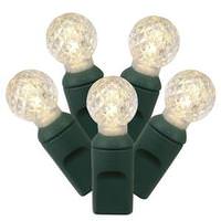 Vickerman 50 Light 25' Green Wire Warm White G12 Berry LED String with 6" Spacing