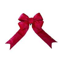 Vickerman 72" x 90" Red Nylon Outdoor Bow