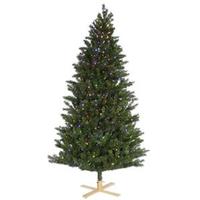 Vickerman 7' x 48" Artificial Redwood Fir 400 Warm White Italian LED Lights