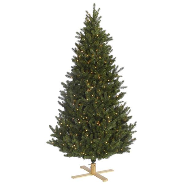 9' x 63" Artificial Redwood Fir 900 Clear DuraLit Miniature Lights