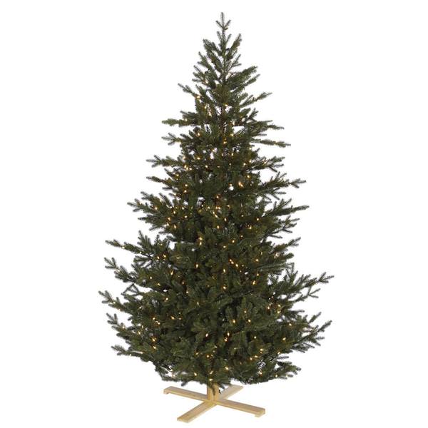 8.5' x 60" Artificial Slim Western Frasier Fir 950 Clear Lights