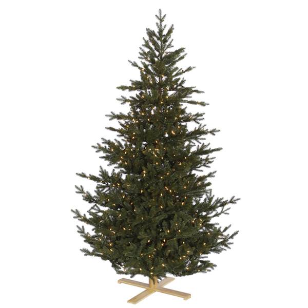10' x 69" Artificial Western Frasier Fir 1,300 Clear DuraLit Miniature Lights