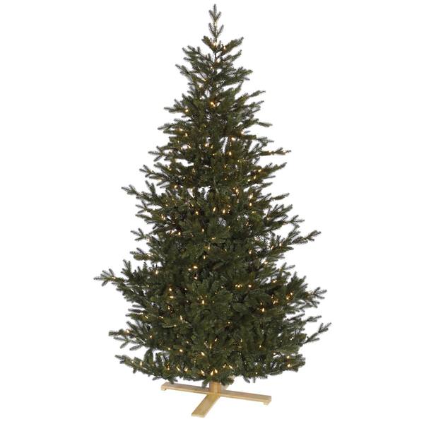 10' x 69" Artificial Western Frasier Fir 1,300 Warm White Italian LED Lights