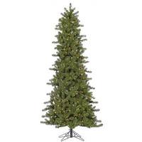 Vickerman 4.5' x 30" Artificial Slim Ontario Spruce 250 Multi-Color DuraLit Miniature Lights