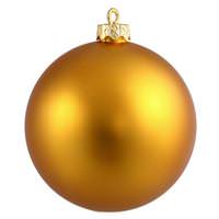 Vickerman 15.75" Antique Gold Matte Ball Ornament