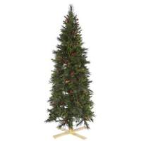 Vickerman 5' x 26" Artificial Slim Devonshire Mixed Pine