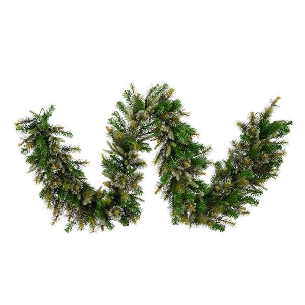 9' x 18" Artificial Cashmere Garland