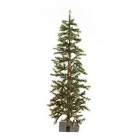 Vickerman 7' x 35" Artificial Norwegian Pine 250 Clear Miniature Lights