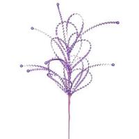 Vickerman 24" Purple Sequin Loop Spray