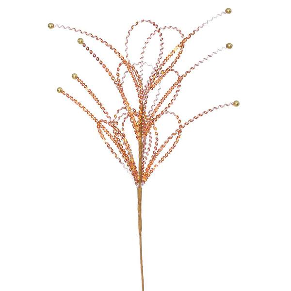 24" Copper Sequin Loop Spray