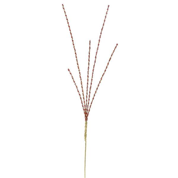 28" Red Sequin Spray