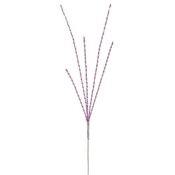 28" Fuchsia Sequin Spray