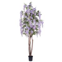 Vickerman 7' Purple Wisteria Silk Artificial Tree