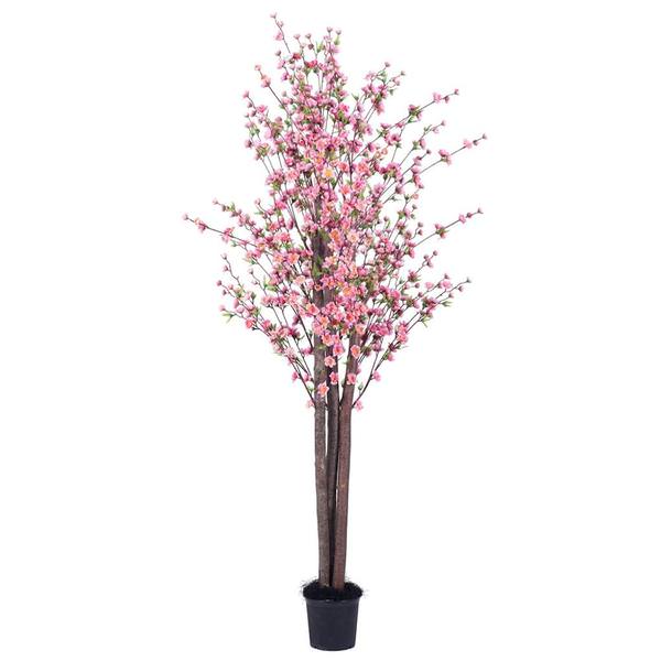 6' Hot Pink Artificial Blossom Tree