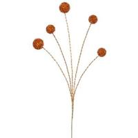 Vickerman 31" Copper Shiny Ball Spray