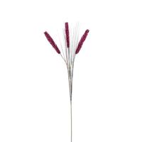 Vickerman 28" Fuchsia Glitter Wheat Spray