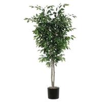 Vickerman 84" Potted Artificial Ficus Deluxe Tree