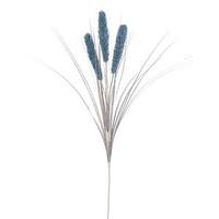 Vickerman 28" Teal Glitter Wheat Spray