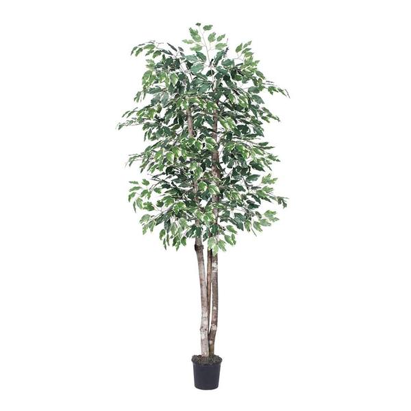 6' Artificial Variegated Ficus Tree