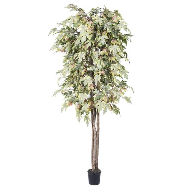 6.5' Artificial Frosted Maple Deluxe