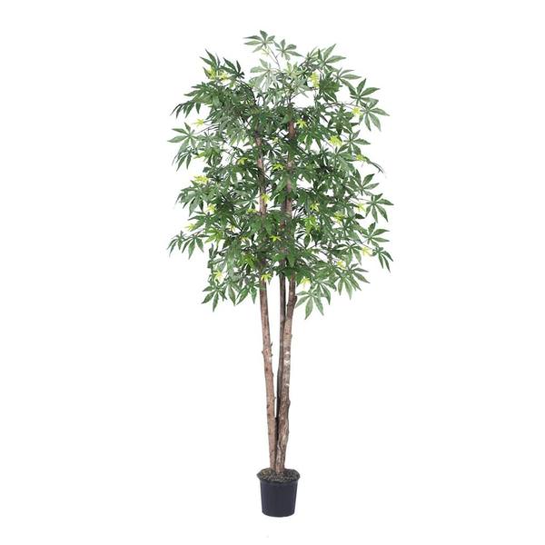 84" Potted Artificial Deluxe Japanese Maple Tree