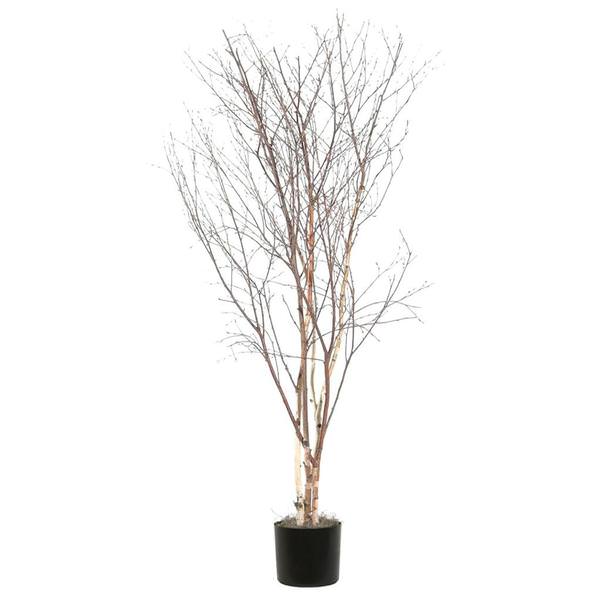 7' Artificial Winter Birch Deluxe Tree