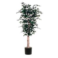 Vickerman 72" Potted Artificial Deluxe Paper Birch Tree