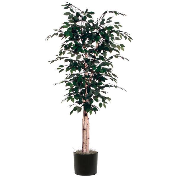 7' Artificial Paper Birch Deluxe