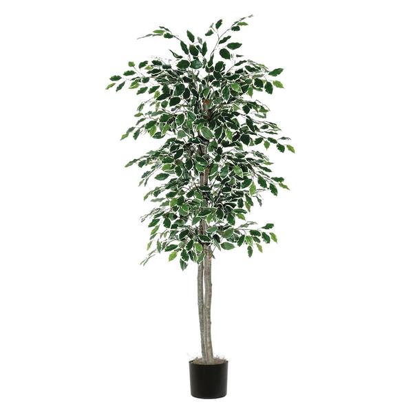 6' Artificial Variegated Ficus Tree
