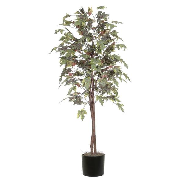 6' Artificial Frosted Maple Tree