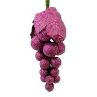 Vickerman 6" Burgundy Glitter Sequin Grape Cluster Ornament