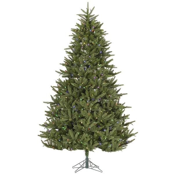 9' x 67" Artificial Berkshire Fir 1,150 Multi-Color Italian LED Lights