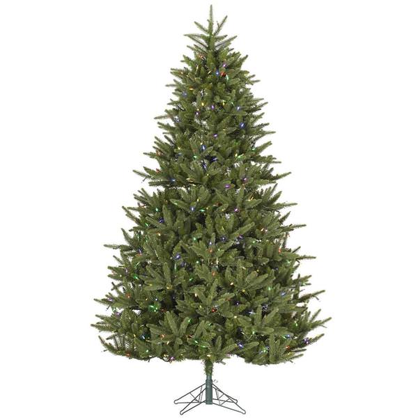 12' x 87" Artificial Berkshire Fir Tree 2150 Multi-Color LED Lights